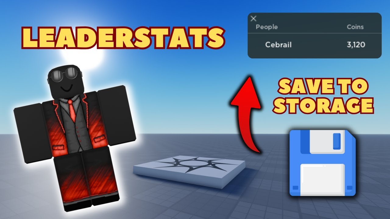 ROBLOX STUDIO HOW TO ADD LEADERBOARD WITH SAVING DATA IN ROBLOX STUDIO ...