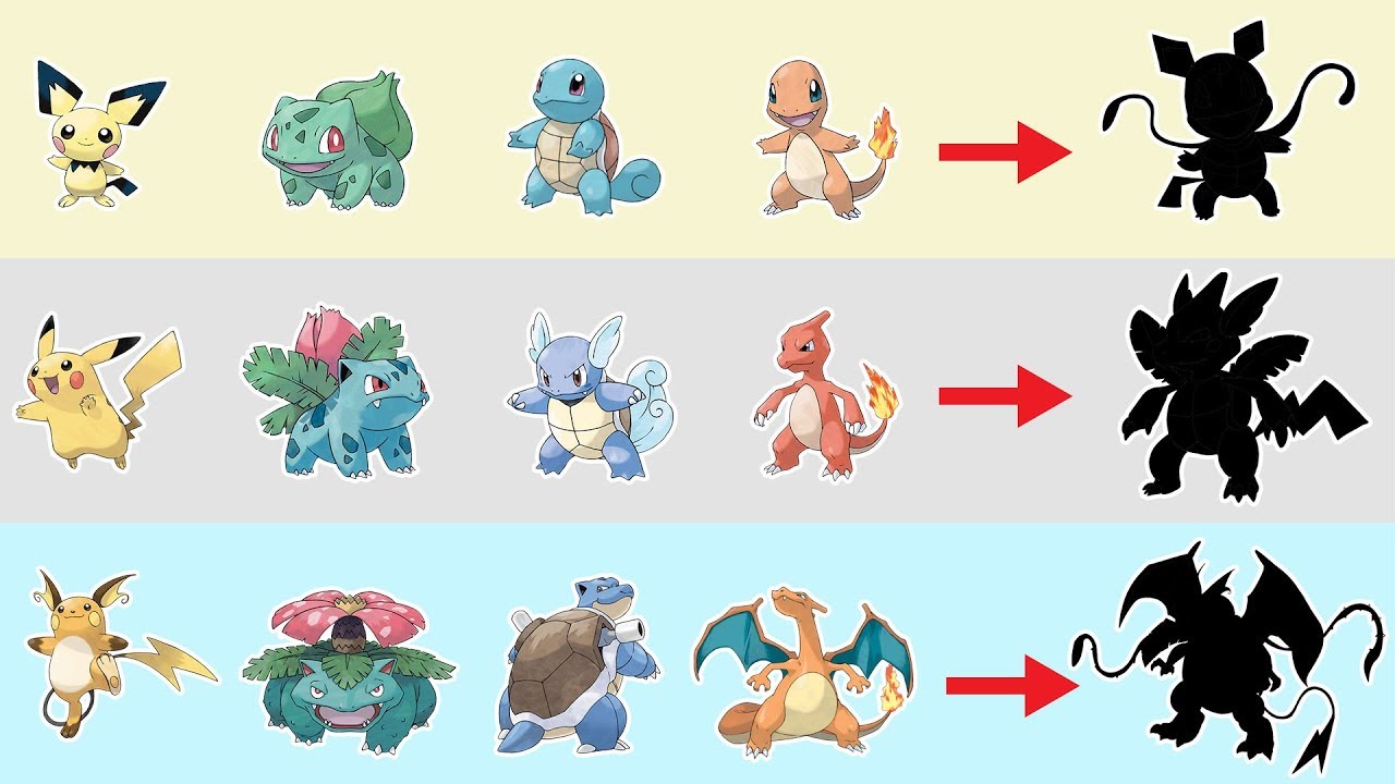 Pokemon Fusion - All Stage Of Gen 1 Pokemon Starter. - YouTube