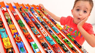 nikita have fun with toy cars hot wheels city