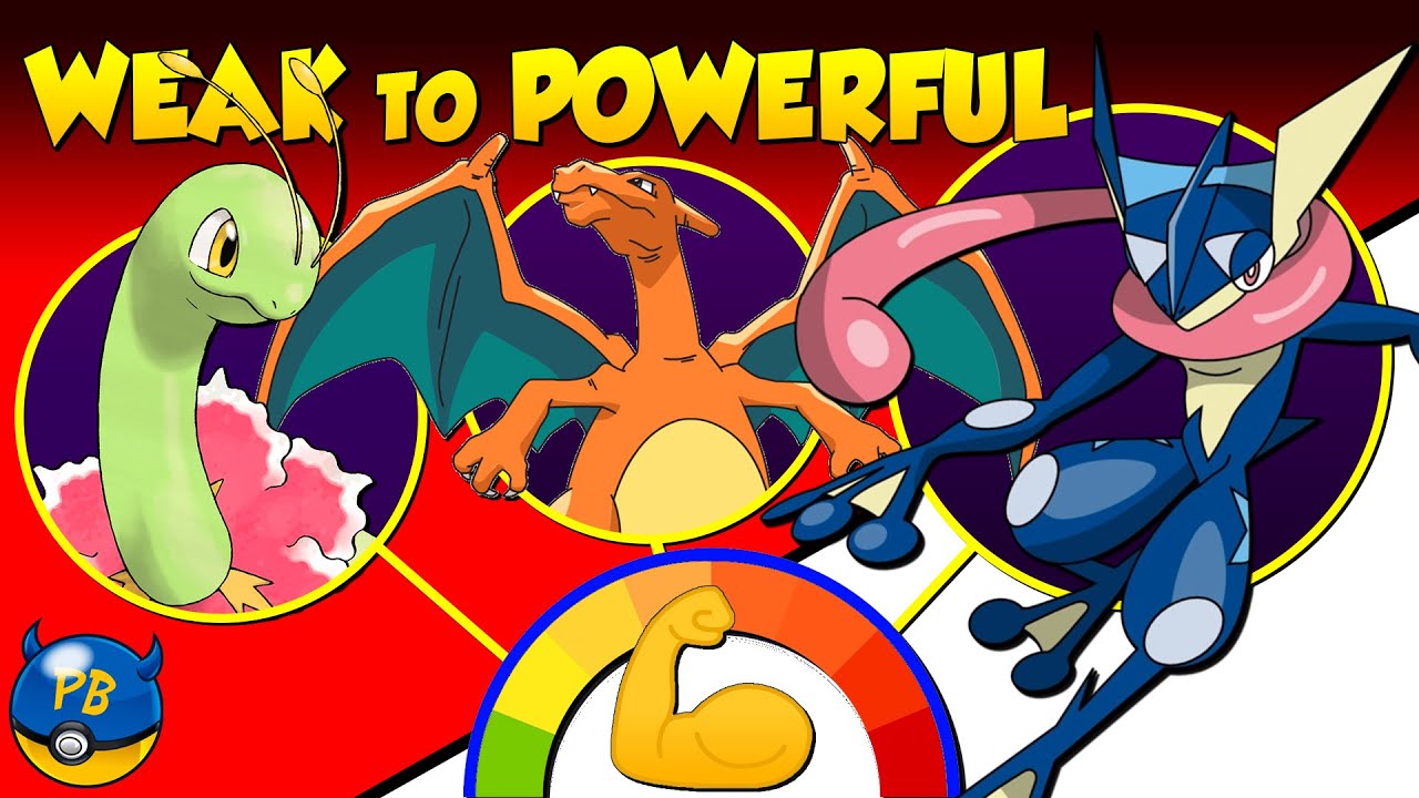 Pokemon Starter Final Evolutions: Weak to Powerful 💪 - YouTube