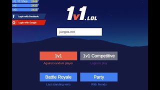 Practicando 1 VS 1 de Fortnite con 1V1.lol || 1V1.lol PvP Fortnite Gameplay