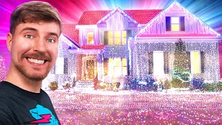 I Put 1,000,000 Christmas Lights On A House (World Record)