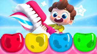 brush your teeth song tooth brush song healthy habits nursery rhymes kids songs babybus