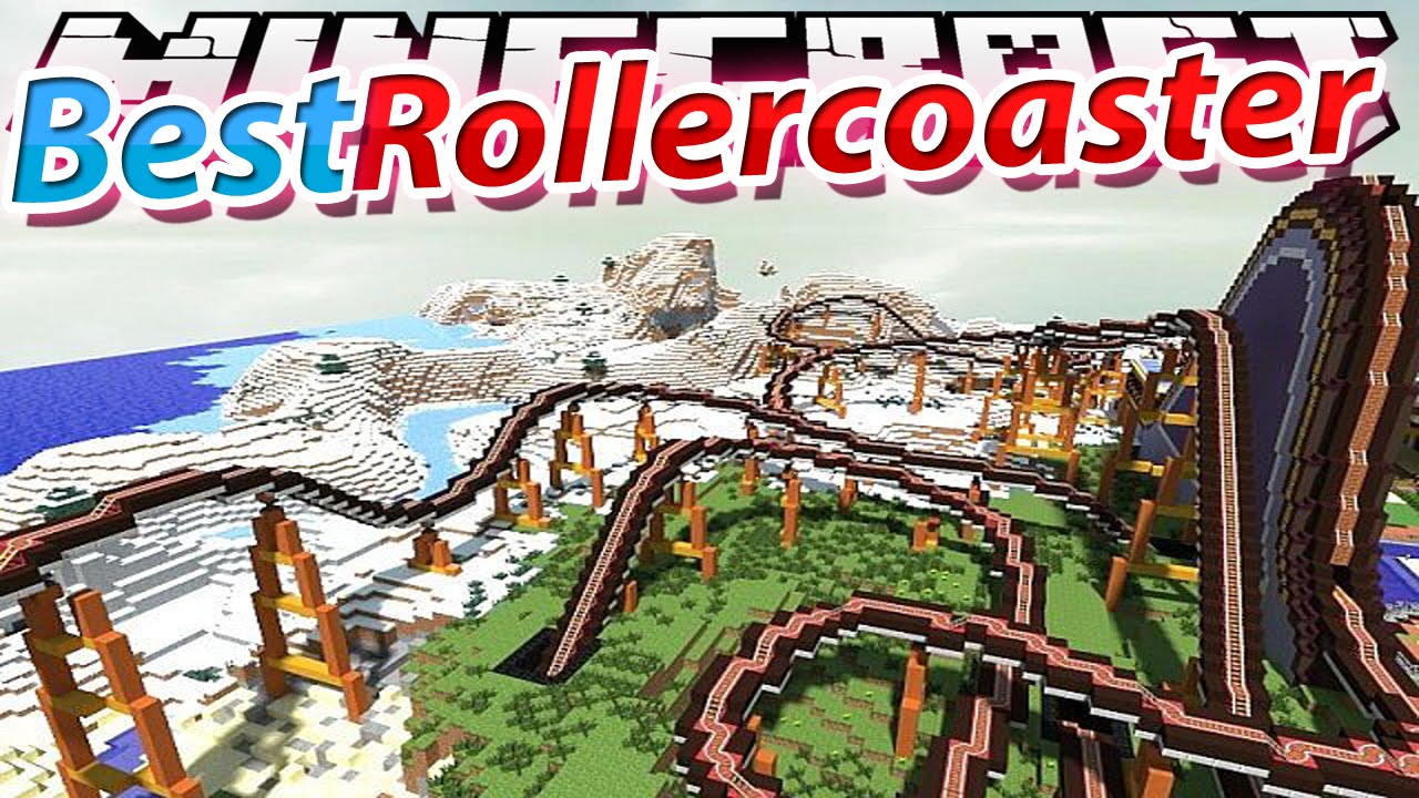 Minecraft - ROLLERCOASTER - Map Showcase ! - YouTube