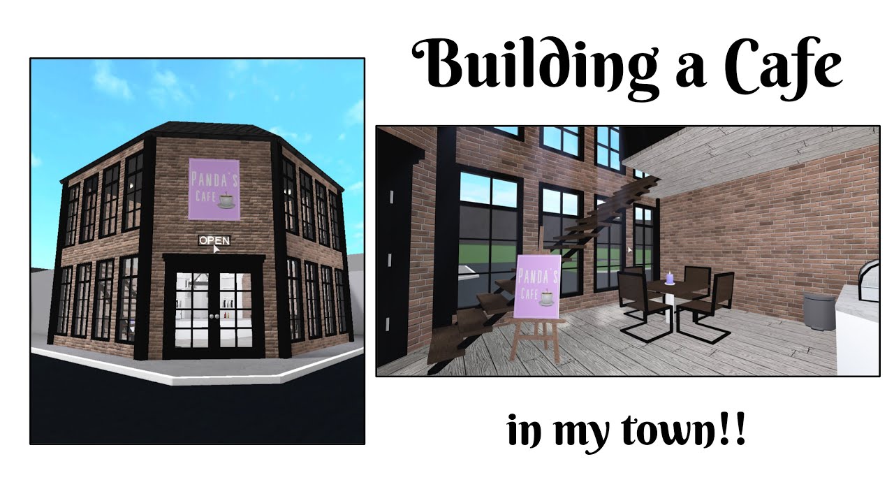 Bloxburg cafe layout 1 story