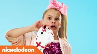 JoJo Siwa & Ella Anderson Teach 'How To Make a Crunchy Holiday Slime Snowman' ☃️  | Nick