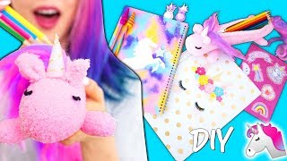 DIY Unicorn School Supplies! Learn How To Make Cutest Unicorn Crafts