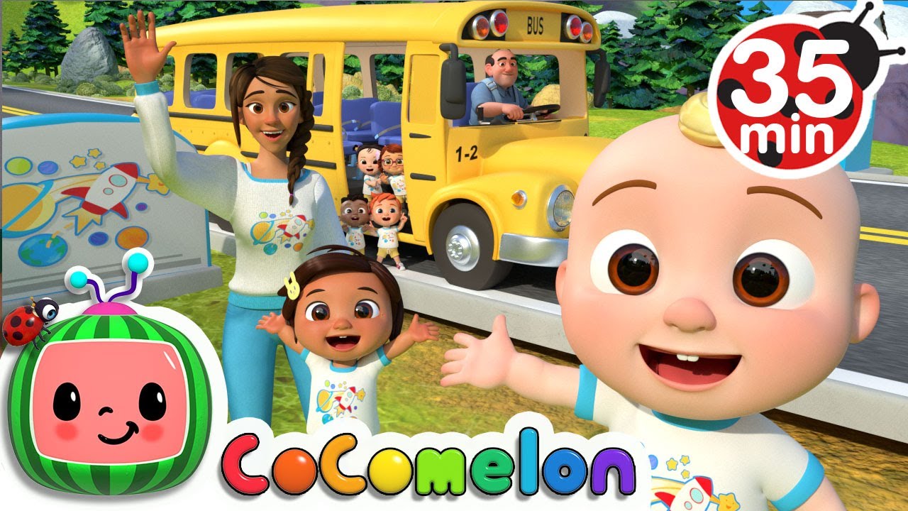 Wheels On The Bus (School Edition) + More Nursery Rhymes & Kids Songs ...