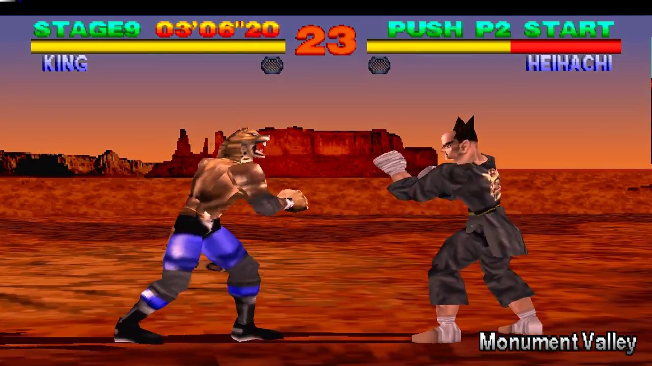 Tekken 1 - King I Arcade Playthrough - YouTube