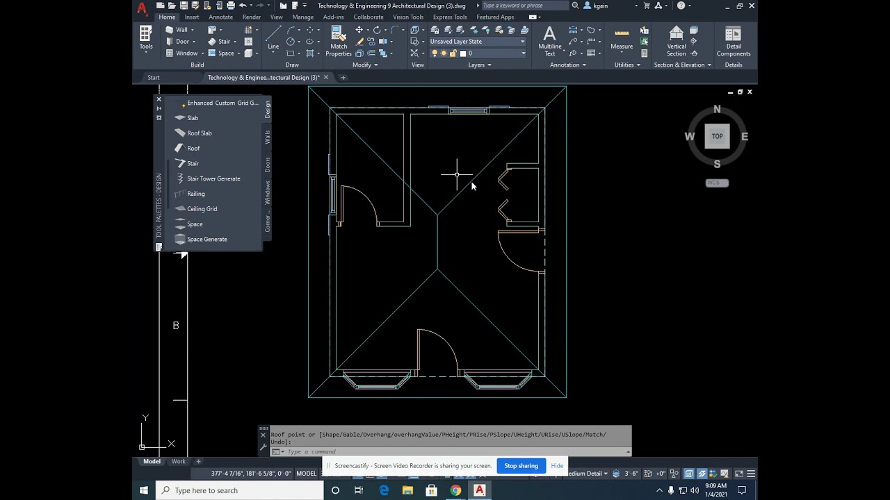 YouTube Video AutoCAD Architecture Creating a Roof - YouTube