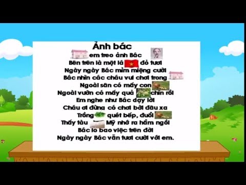 Bài Thơ Ảnh Bác - Bai Tho Anh Bac - Thiếu Nhi Vui Nhộn - Youtube