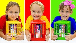 kids learn good habits mobile phone jail adventure