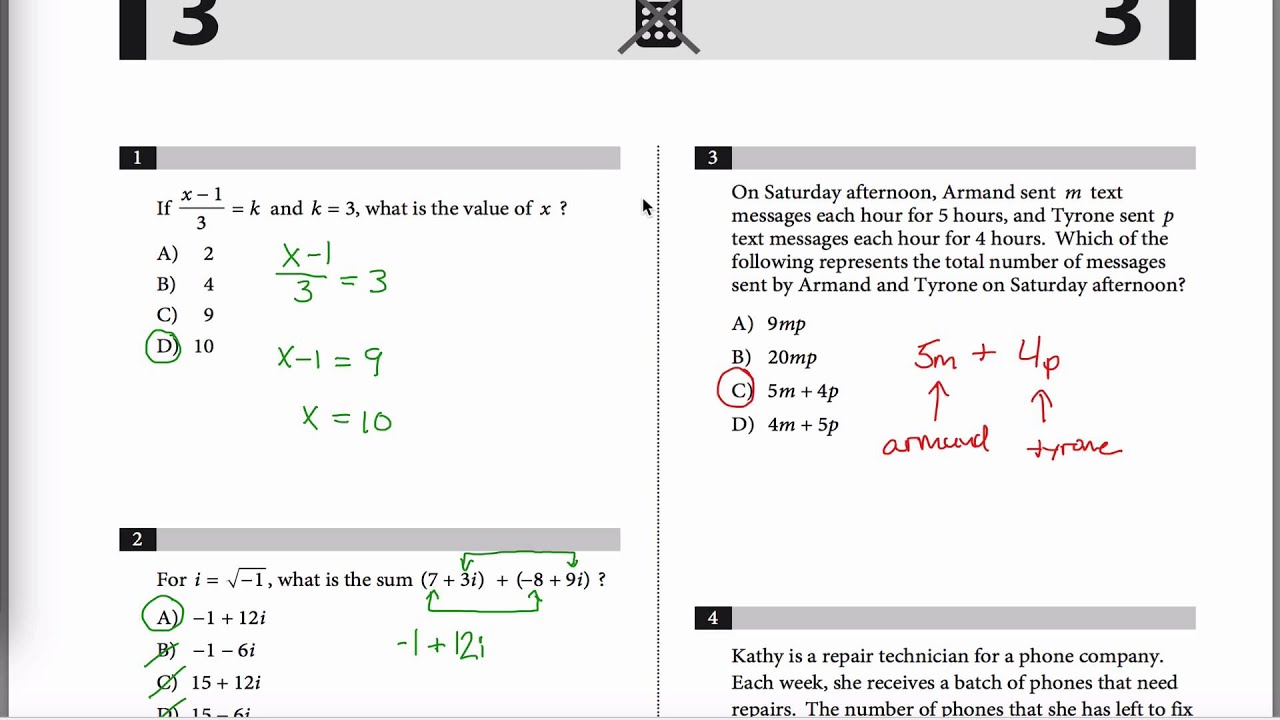 Free Online Sat Practice Test Year 6