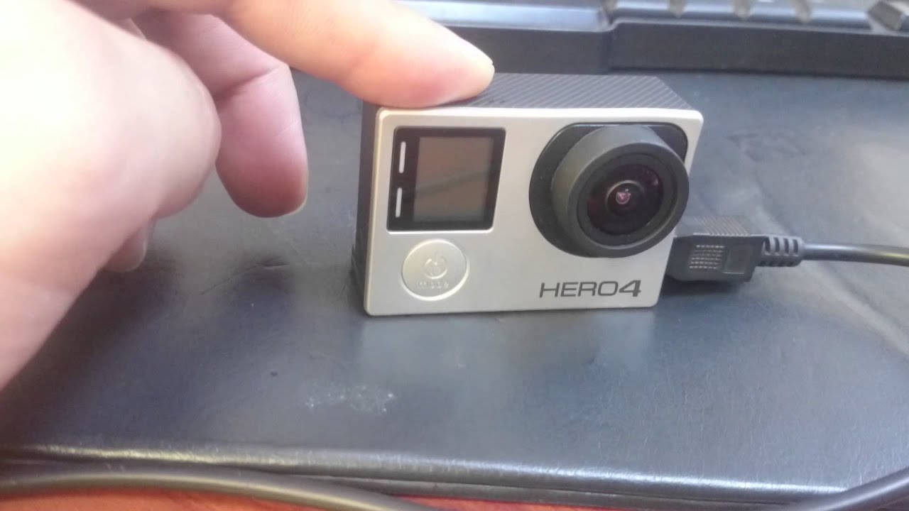 GOPRO HERO 4 SILVER, won't turn on, or charge, o work حل مشكل GOPRO ...