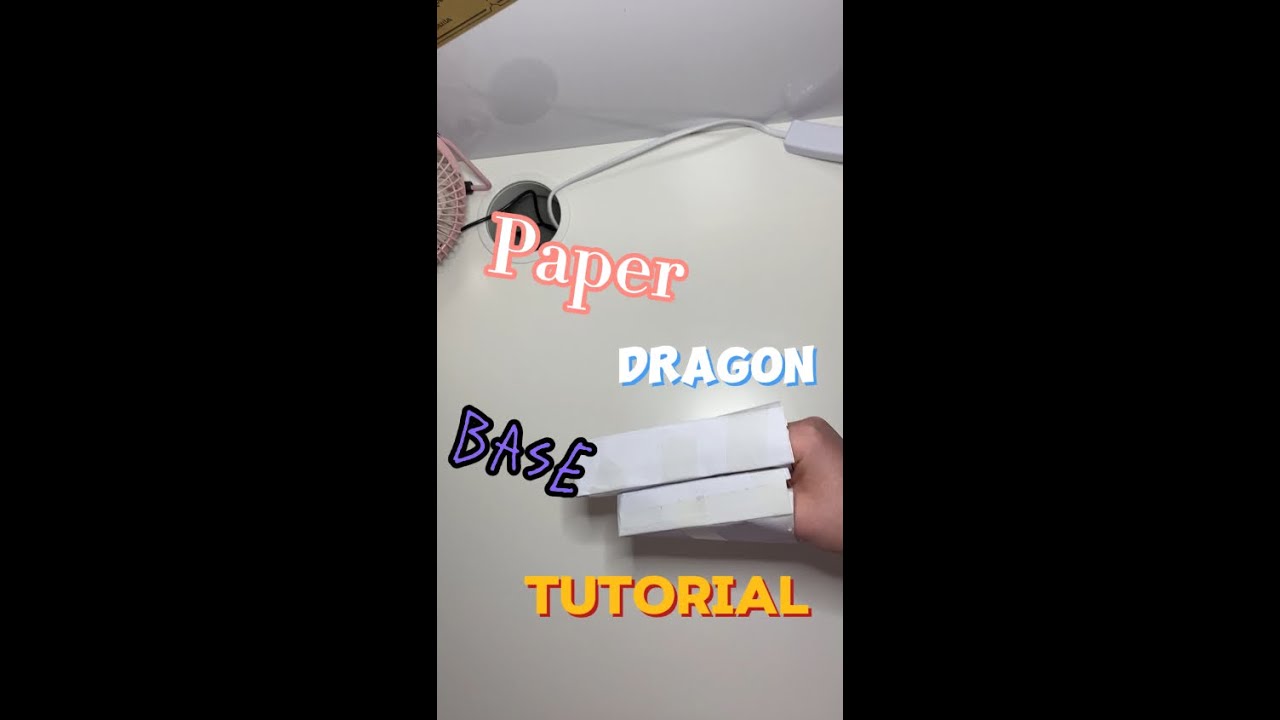 Paper dragon base tutorial! +easy to follow step by step+ - YouTube