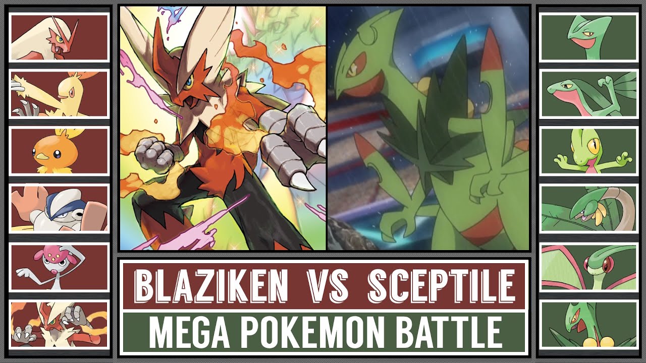 Sceptile Vs Blaziken