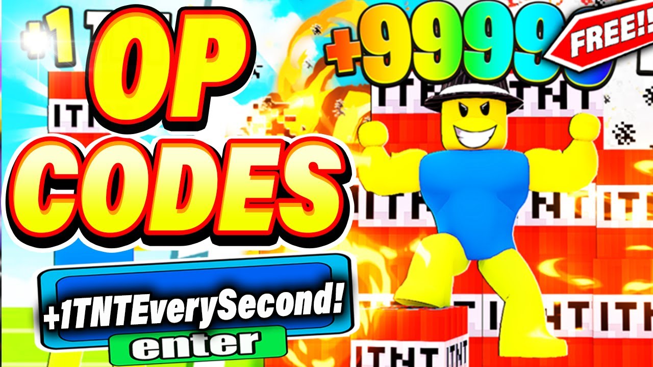 ALL NEW *SECRET CODES* IN ROBLOX 1+ TNT EVERY SECOND (new codes in ...