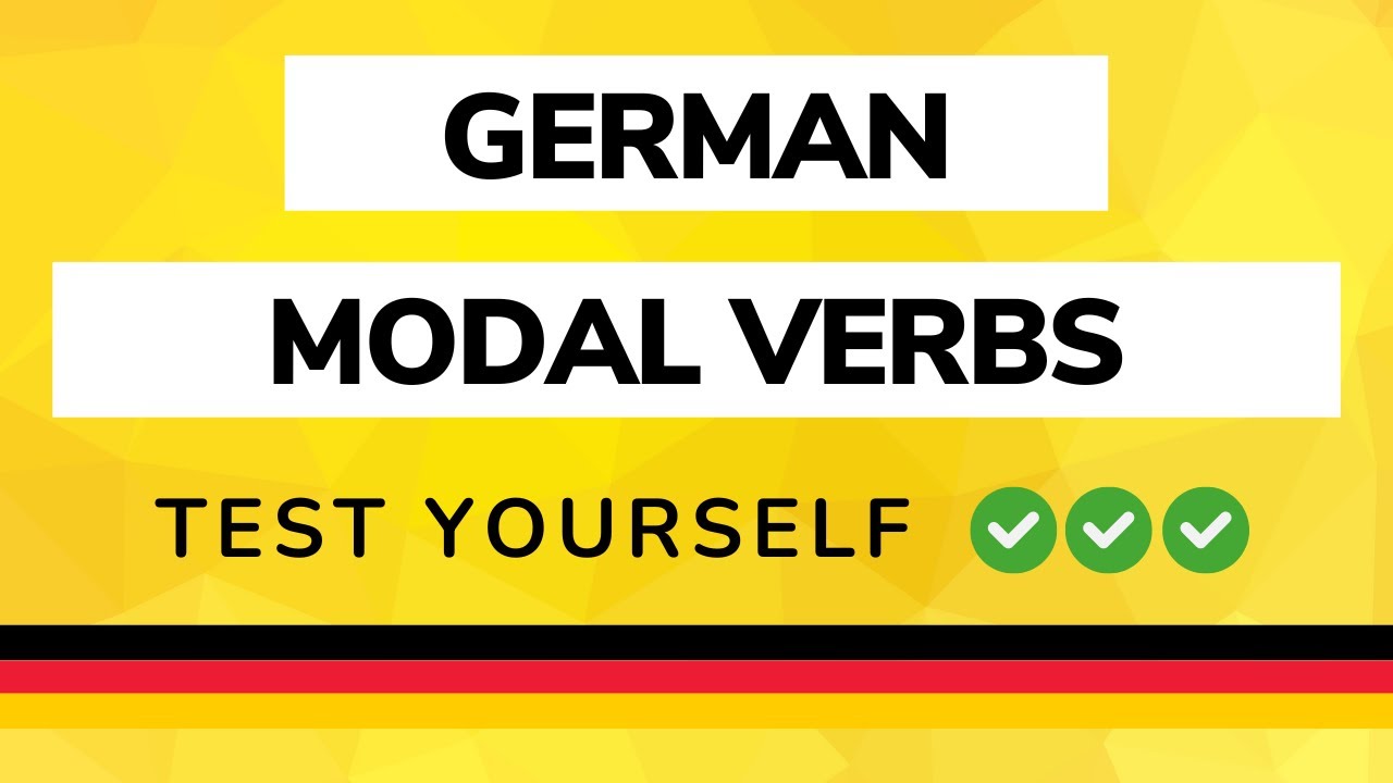 🌍 Day 34.2. German Modal Verbs (test yourself) *German to Go* - YouTube