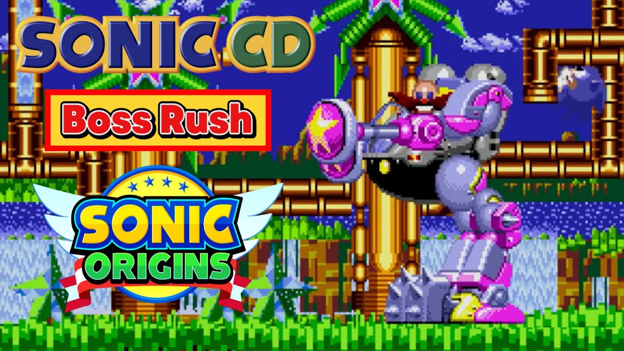 SONIC ORIGINS - Sonic CD - Boss Rush (As Sonic) (US Soundtrack) - YouTube