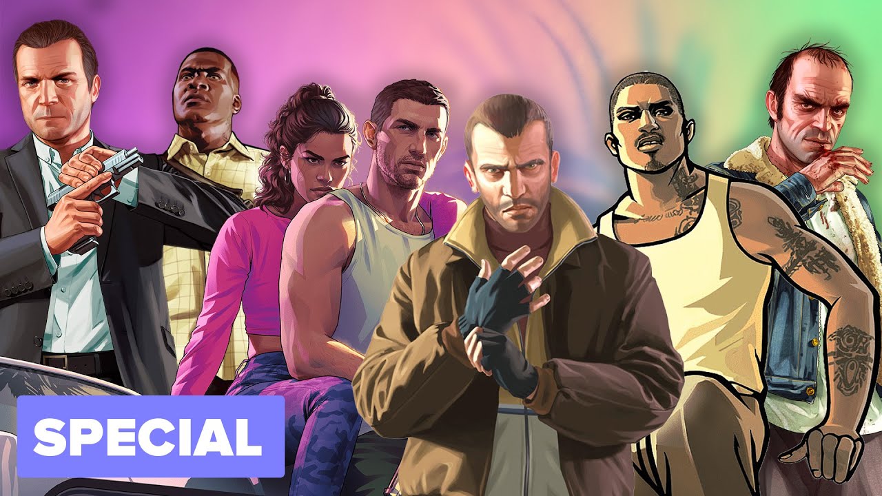 GTA Series Deep Dive: Protagonists and Their Stories | Part 1 - YouTube image.