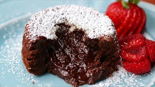 How To Make A Chocolate Lava Cake  Tasty