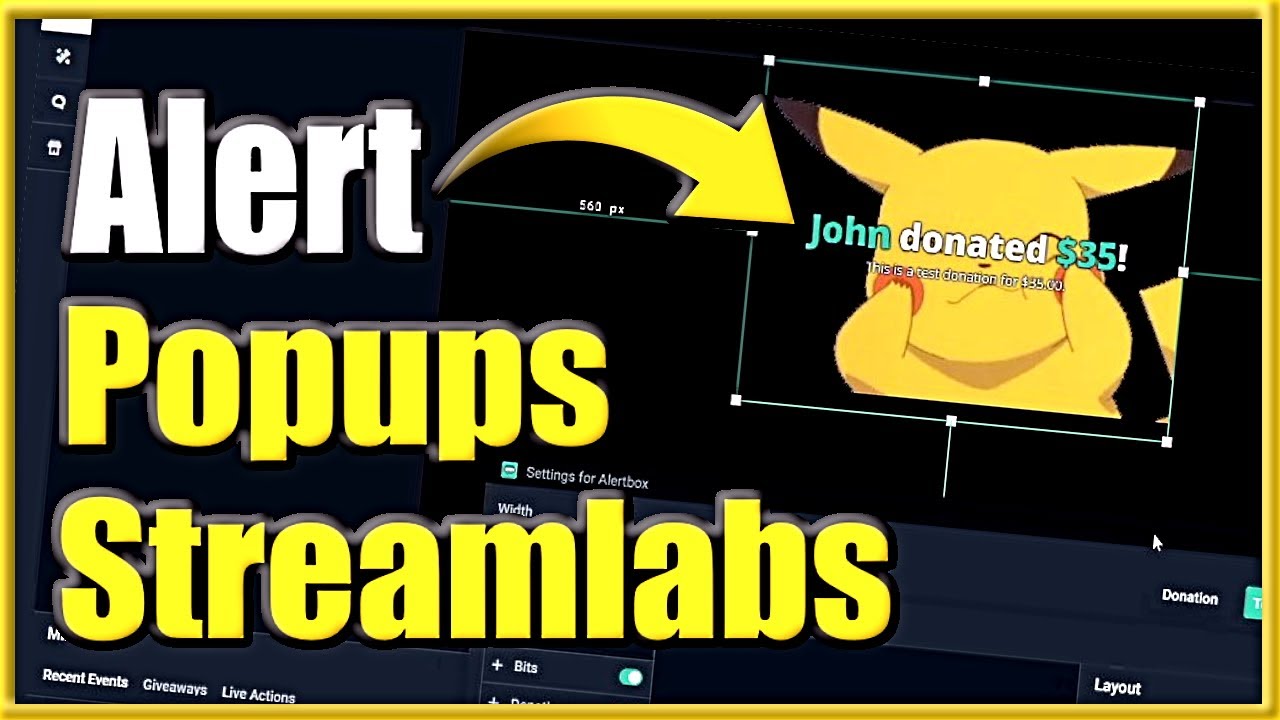 How To Make Alerts For Streamlabs - Image to u