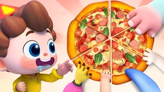 can you share the pizza sharing is caring educational nursery rhymes kids songs babybus