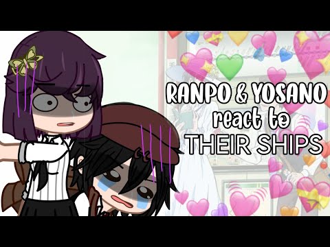 Ranpo and Akiko react to their ships 😬🖤 ||BSD React💕|| Bungou stray ...