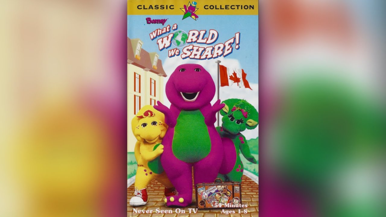 Barney What A World We Share Vhs