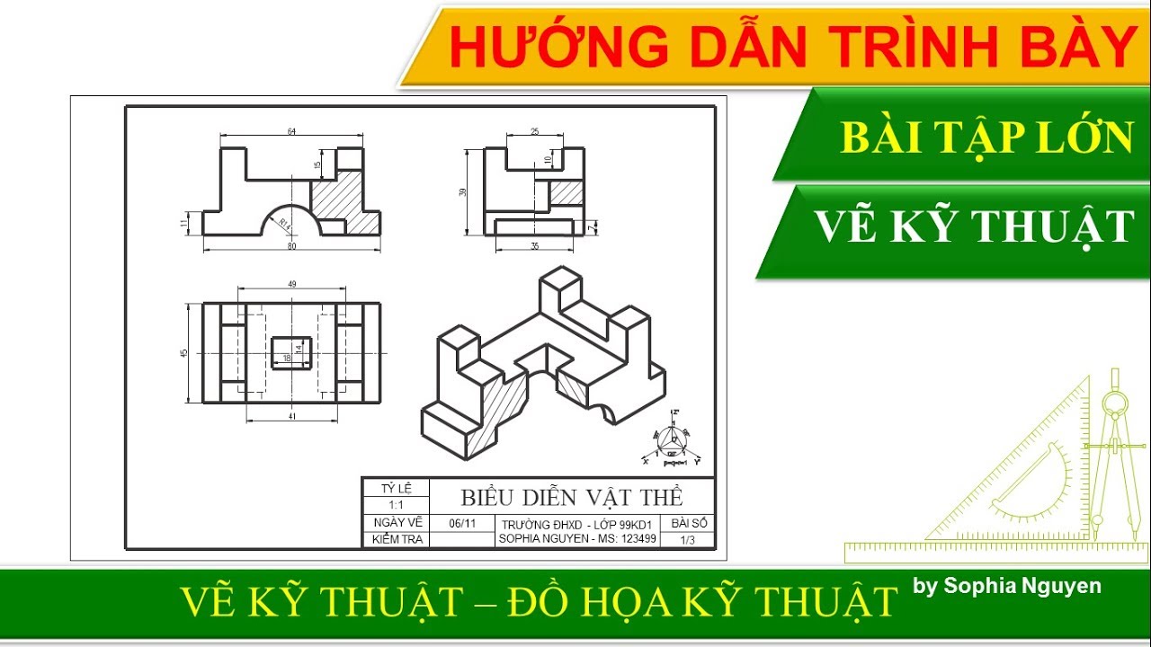 Sự khác biệt giữa vẽ kỹ thuật và vẽ tự do