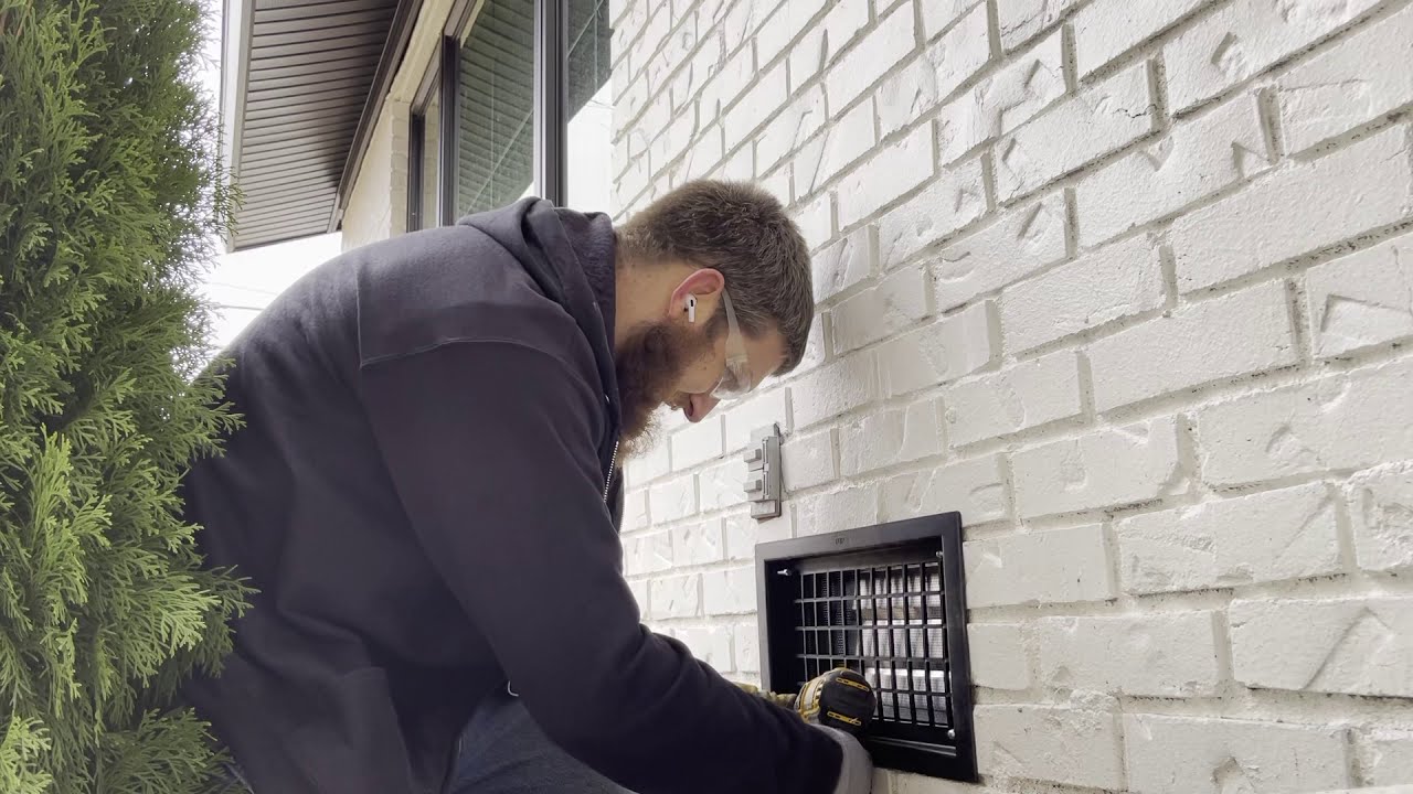 Replacing Manual Foundation Vents and Installing Automatic Foundation Vents Crawl Space Ventilation