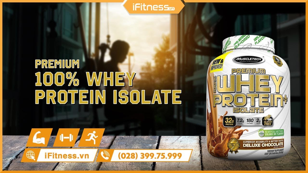 Sữa Tăng Cơ MuscleTech Premium 100% Whey Protein Isolate Plus 