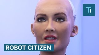 Sophia the humanoid robot just became a 'robot citizen'