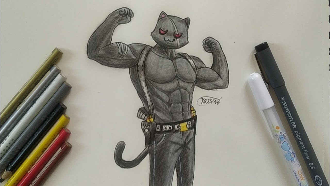 Fortnite Meowscles Draw