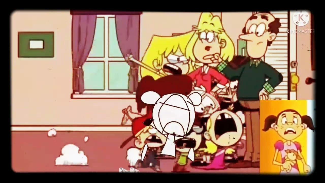 the loud house fight cloud add round 2 - YouTube