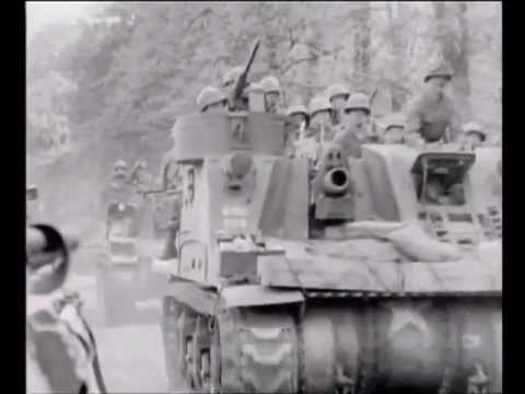 invasion by U.S. army in Dusseldorf on 17 april 1945 - YouTube