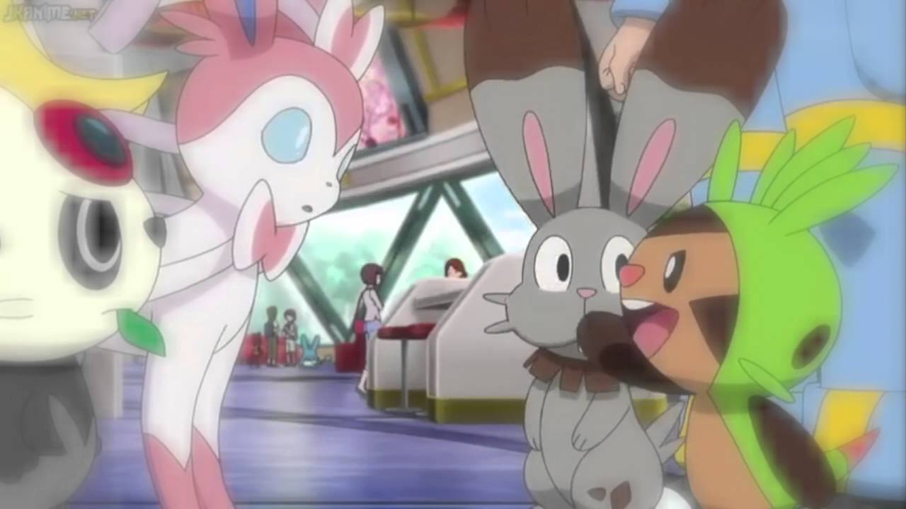 Pokemon XYZ: Sylveon & Chespin's friendship - YouTube