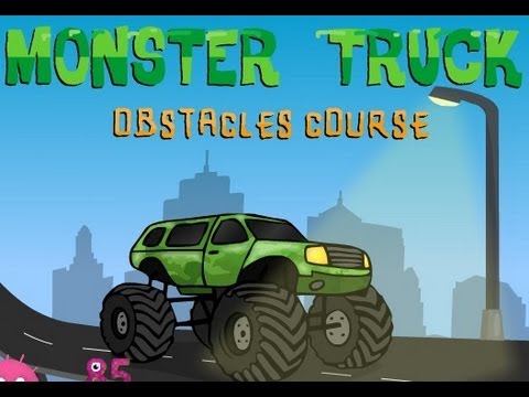 Monster Truck Obstacle Course - Game Show - YouTube