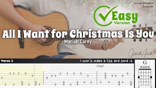 All I Want for Christmas Is You (Easy Version) - Mariah Carey