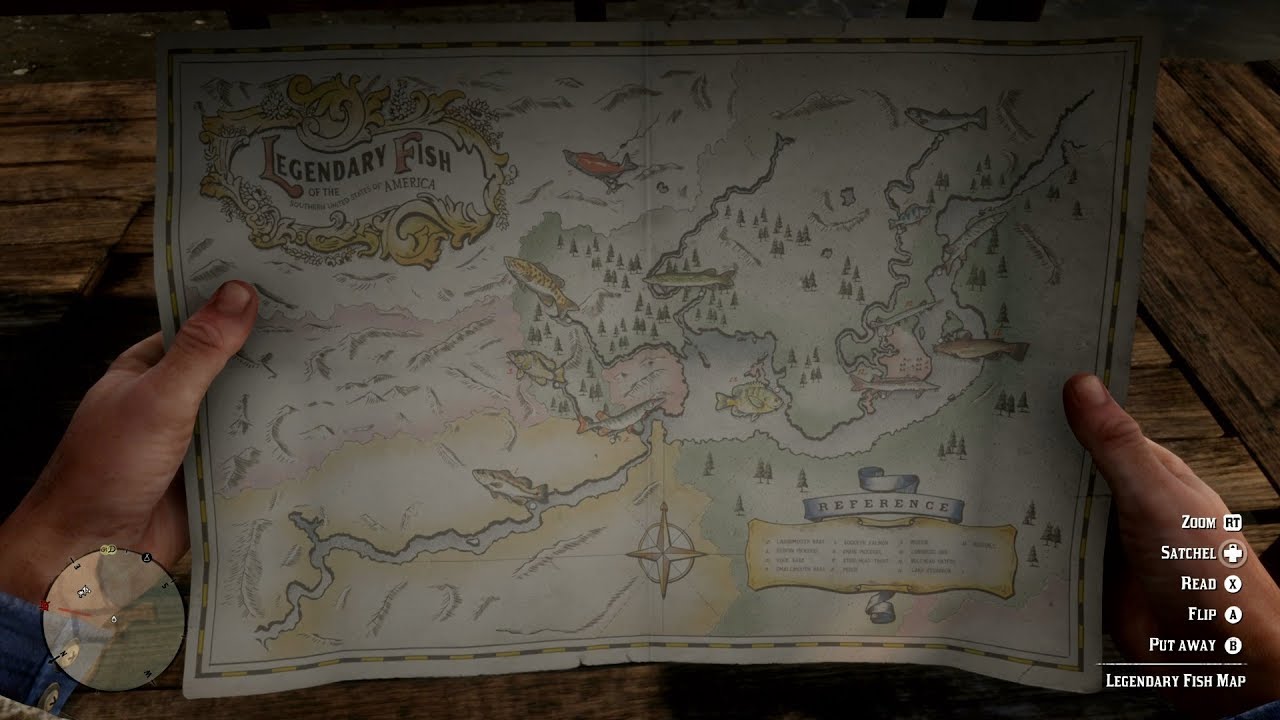 Red Dead Redemption 2 Legendary Fish Location