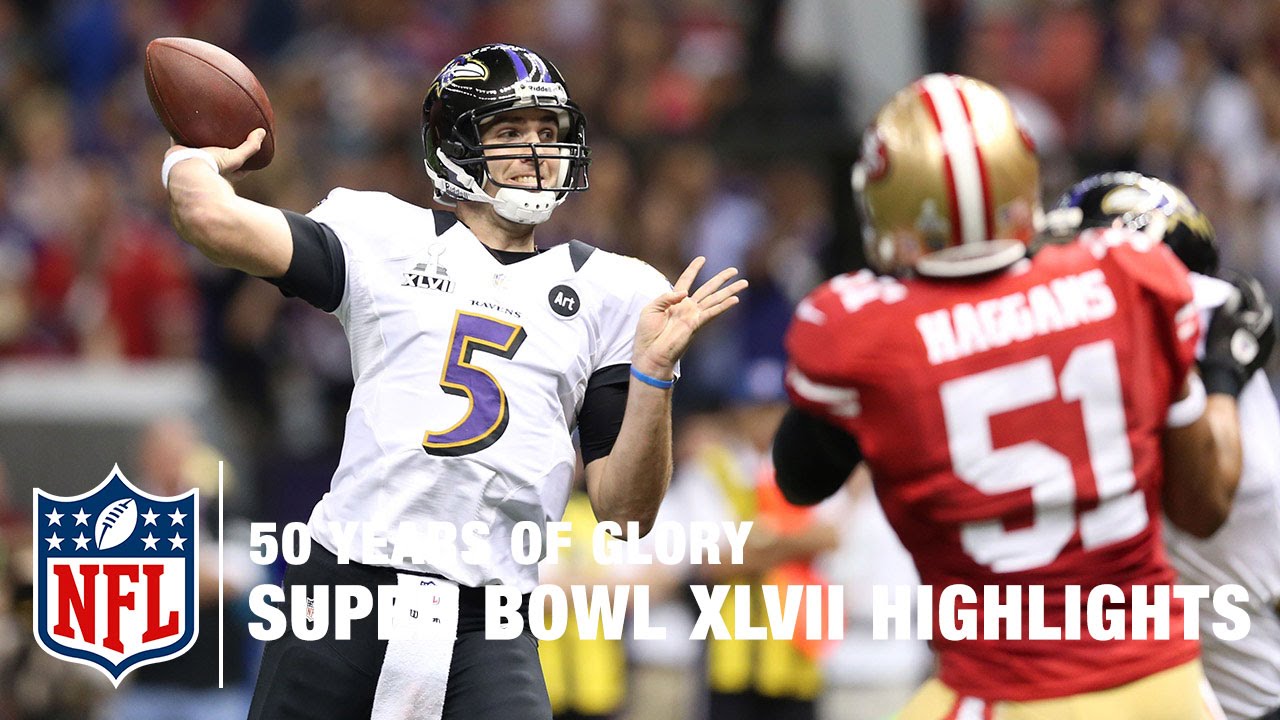 49ers vs. Ravens Super Bowl XLVII Highlights 50 Years Of Glory