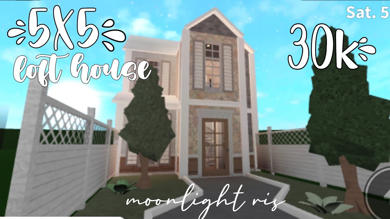 Roblox Bloxburg|loft house|speed build|30k - YouTube