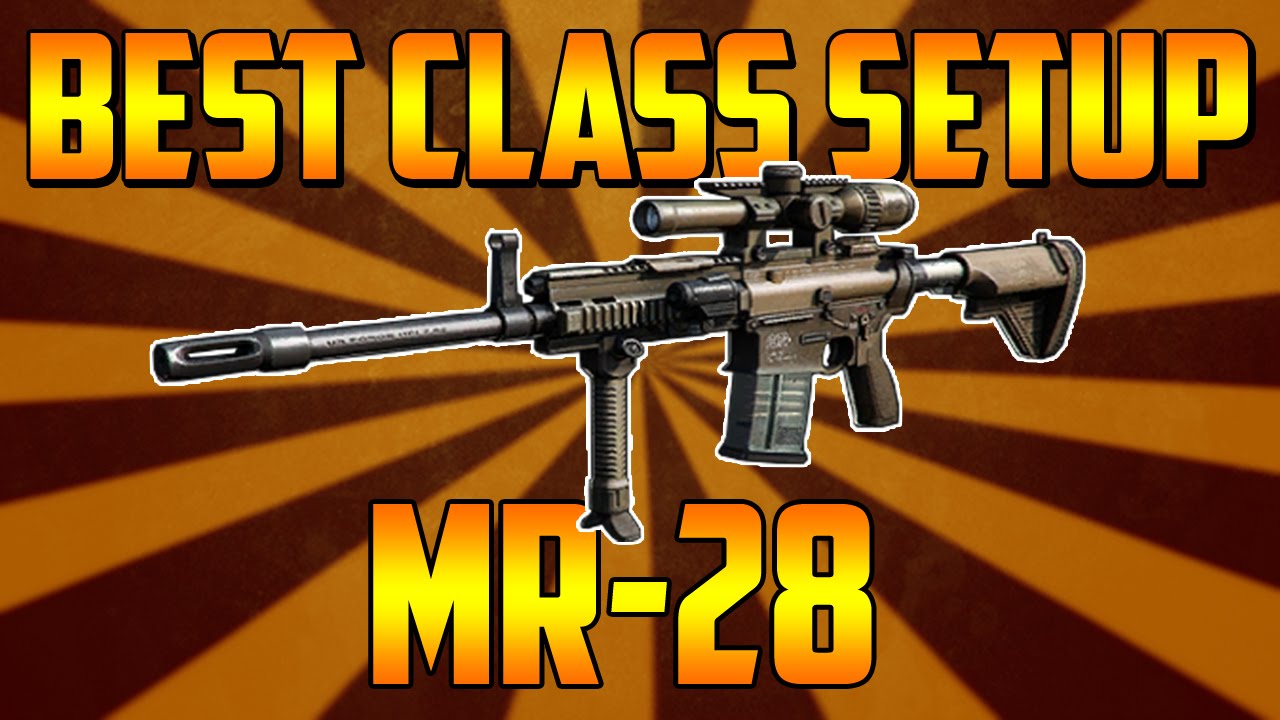 Call of Duty Ghosts: Best MR-28 Class Setup - Marksman Madness - YouTube