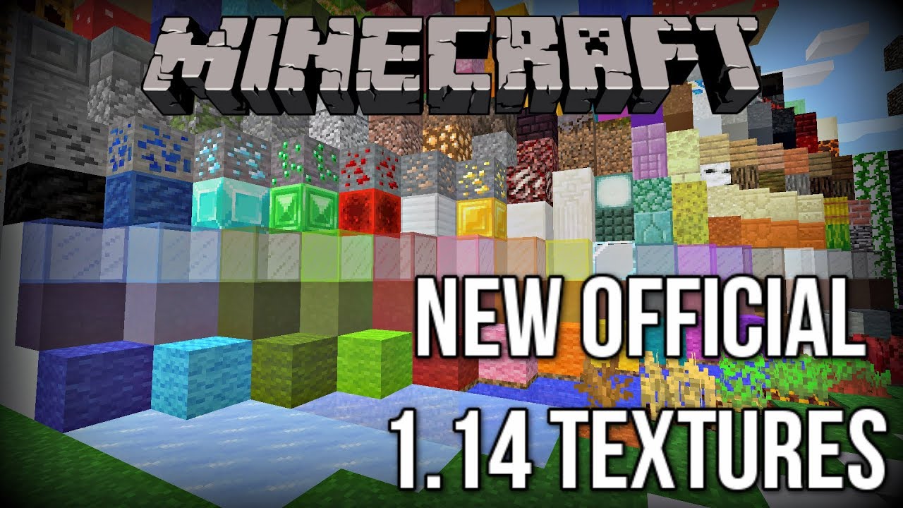 New Official Minecraft 1 14 Resource Pack Overview Minecraft 1 12 2 Youtube