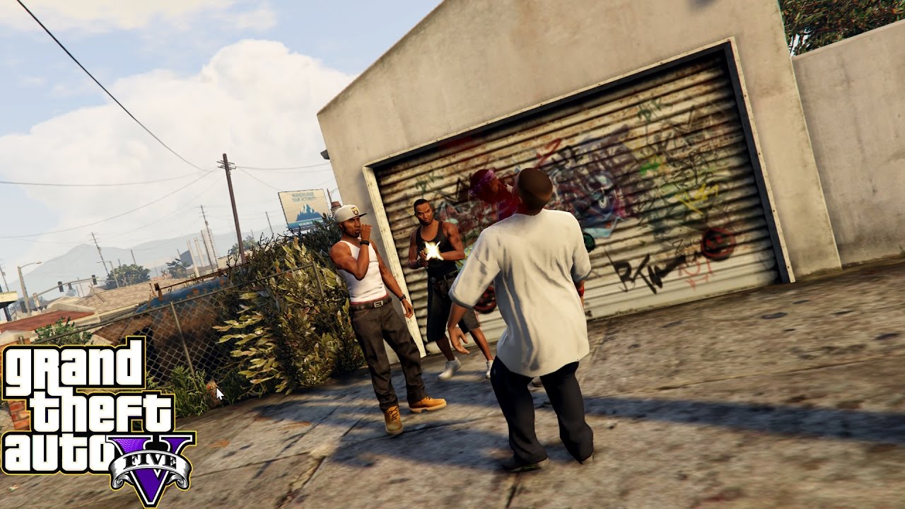 GANG WAR!!! (GTA 5 MODS) - YouTube