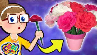 Mothers Day DIY Flower Bouquets!  Crafty Carol Crafts | DIY Crafts For Kids | Cool School