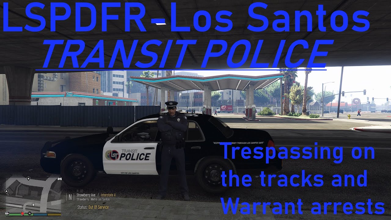 LSPDFR Episode #9 Los Santos TRANSIT POLICE, GTAV - YouTube