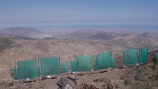 10.000 liters of water a day from the fog in Lima, Peru