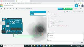 gas sensor detector with arduino UNO in tinkercad | sim... | Doovi