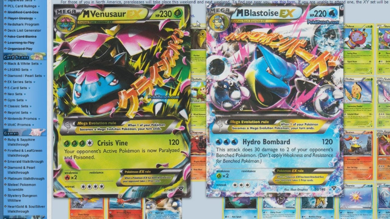 Pokémon XY TCG Set Review! - YouTube